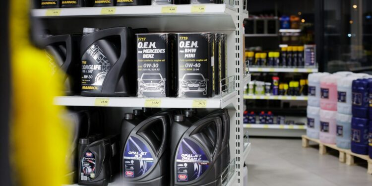 motorolie tankstation