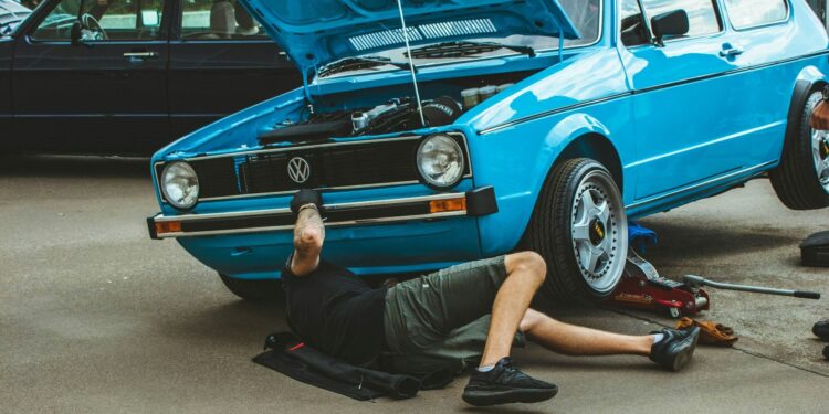 auto repareren op eigen terrein