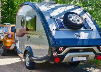 vakantie met caravan of vouwwagen