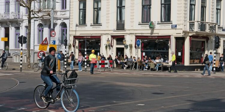 fietssnelheid in steden