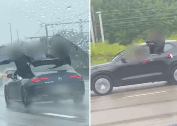 gevaarlijk gedrag in trouwstoeten