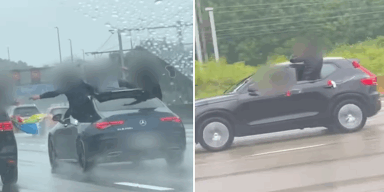 gevaarlijk gedrag in trouwstoeten