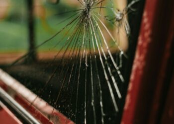 rijden met een barst in de voorruit