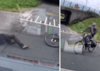 botsing tussen e-bike en busje