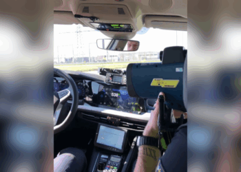 laseren bij snelheidscontroles