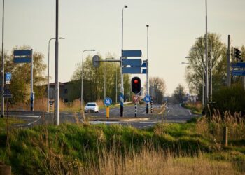oranje verkeerslichten