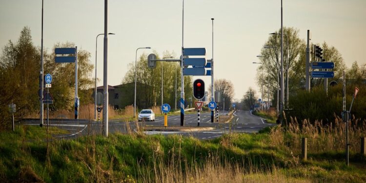 oranje verkeerslichten