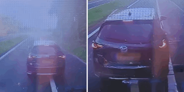 ongeval op de snelweg A67