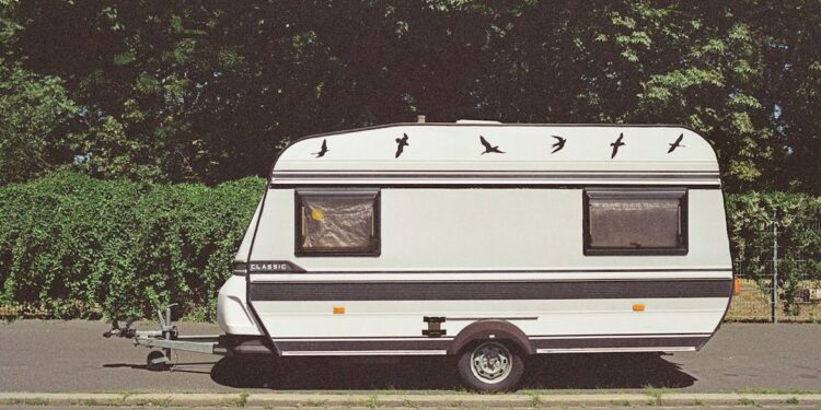 Elektrische auto en caravan