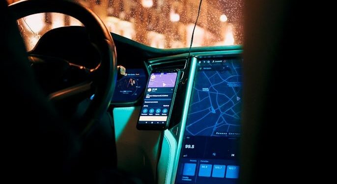 navigatie in de auto