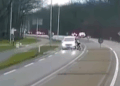 wielrenner botsing