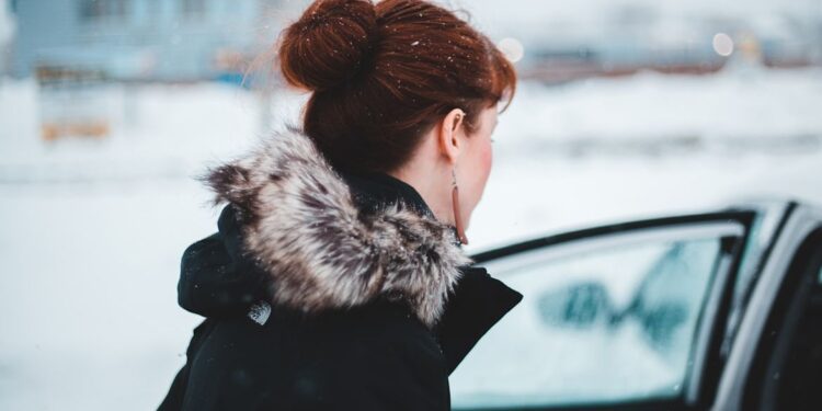 boete winterjas auto