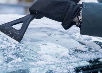 ruiten krabben met draaiende motor