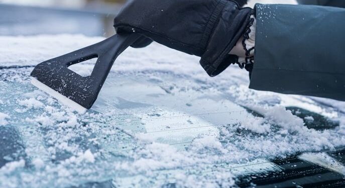 ruiten krabben met draaiende motor